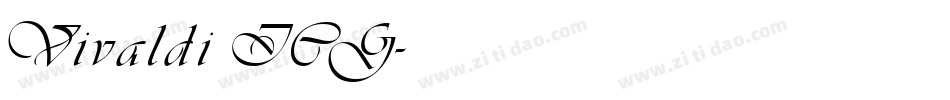 Vivaldi ICG字体转换